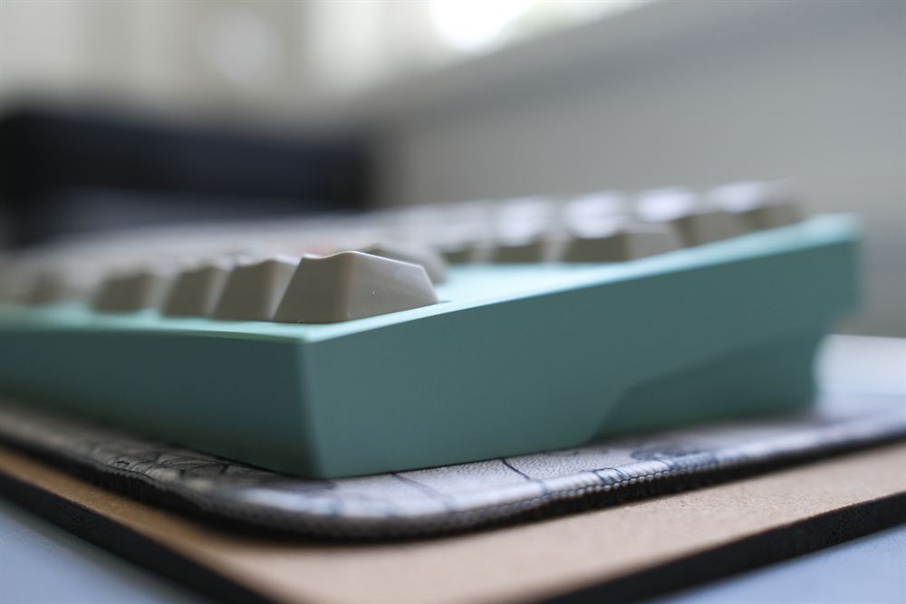 Daji Ocho Cuatro — seafoam board with DCS Orange on Beige